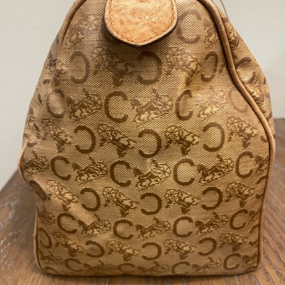 Celine Tan Monogram Boston Bag - Picture 4 of 16